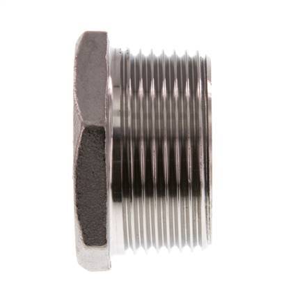 R 1 1/4'' x Rp 1'' M/F RVS Verloopring 16 Bar