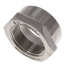 2'' NPT x 1 1/2'' NPT M/F RVS Verloopring 16 Bar