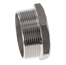 2'' NPT x 1 1/2'' NPT M/F RVS Verloopring 16 Bar