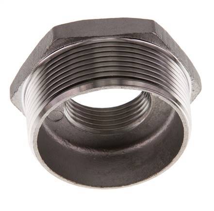 R 2'' x Rp 1'' M/F RVS Verloopring 16 Bar