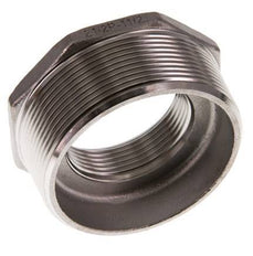 R 2 1/2'' x Rp 1 1/2'' M/F RVS Verloopring 16 Bar