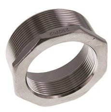 R 2 1/2'' x Rp 2'' M/F RVS Verloopring 16 Bar