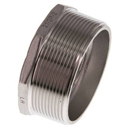 R 2 1/2'' x Rp 2'' M/F RVS Verloopring 16 Bar