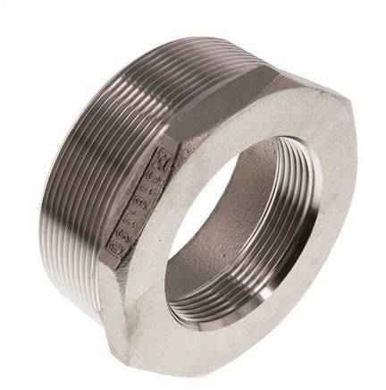R 3'' x Rp 2'' M/F RVS Verloopring 16 Bar