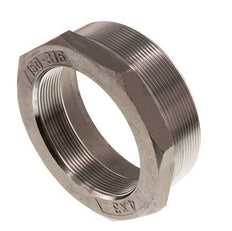 R 4'' x Rp 3'' M/F RVS Verloopring 16 Bar