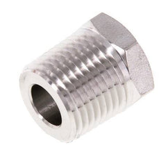 1/2'' NPT x 1/4'' NPT M/F RVS Verloopring 210 Bar - Hydrauliek
