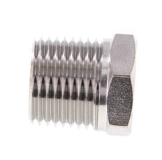 1/2'' NPT x 1/4'' NPT M/F RVS Verloopring 210 Bar - Hydrauliek