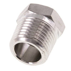 1/2'' NPT x 3/8'' NPT M/F RVS Verloopring 210 Bar - Hydrauliek
