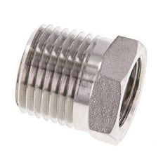 1/2'' NPT x 3/8'' NPT M/F RVS Verloopring 210 Bar - Hydrauliek