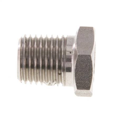 1/4'' NPT x 1/8'' NPT M/F RVS Verloopring 275 Bar - Hydrauliek