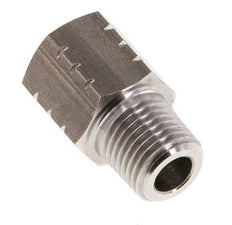 R 1/4'' x 1/4'' NPT M/F RVS Verloopring 40 Bar - Hydrauliek