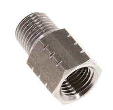 R 1/4'' x 1/4'' NPT M/F RVS Verloopring 40 Bar - Hydrauliek