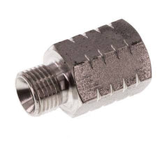 G 1/8'' x 1/8'' NPT M/F RVS Verloopring 40 Bar - Hydrauliek