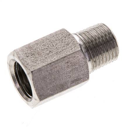 1/8'' NPT x 1/8'' NPT M/F Stainless steel Extension 345 Bar - Hydraulic