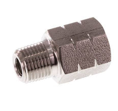 1/8'' NPT x G 1/8'' M/F RVS Verloopring 40 Bar - Hydrauliek