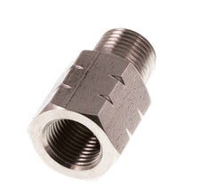 1/8'' NPT x G 1/8'' M/F RVS Verloopring 40 Bar - Hydrauliek