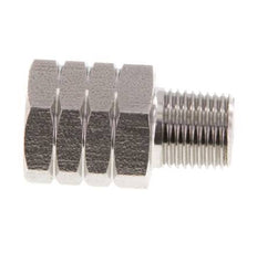 R 1/8'' x 1/8'' NPT M/F Stainless steel Reducing Ring 40 Bar - Hydraulic