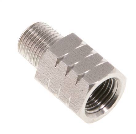 R 1/8'' x 1/8'' NPT M/F Stainless steel Reducing Ring 40 Bar - Hydraulic