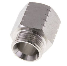 G 3/4'' x 3/4'' NPT M/F RVS Verloopring 40 Bar - Hydrauliek