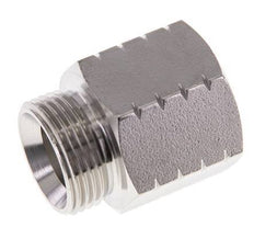G 3/4'' x 3/4'' NPT M/F RVS Verloopring 40 Bar - Hydrauliek