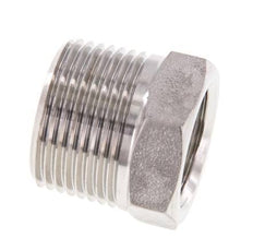 3/4'' NPT x 1/2'' NPT M/F RVS Verloopring 170 Bar - Hydrauliek