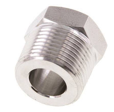 3/4'' NPT x 3/8'' NPT M/F RVS Verloopring 170 Bar - Hydrauliek