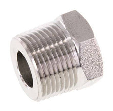 3/4'' NPT x 3/8'' NPT M/F RVS Verloopring 170 Bar - Hydrauliek