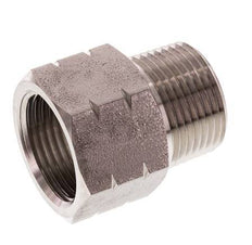 3/4'' NPT x G 3/4'' M/F RVS Verloopring 40 Bar - Hydrauliek