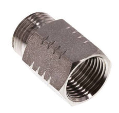 G 3/8'' x 3/8'' NPT M/F RVS Verloopring 40 Bar - Hydrauliek