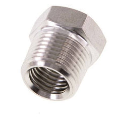 3/8'' NPT x 1/4'' NPT M/F RVS Verloopring 210 Bar - Hydrauliek