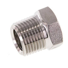 3/8'' NPT x 1/4'' NPT M/F RVS Verloopring 210 Bar - Hydrauliek