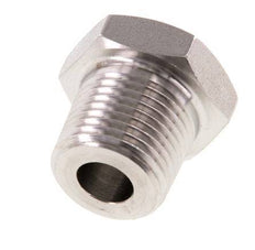 3/8'' NPT x 1/8'' NPT M/F RVS Verloopring 210 Bar - Hydrauliek