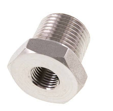 3/8'' NPT x 1/8'' NPT M/F RVS Verloopring 210 Bar - Hydrauliek