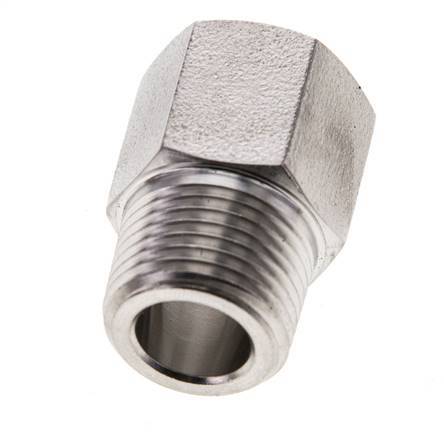 3/8'' NPT x 3/8'' NPT M/F RVS Extension 345 Bar - Hydrauliek