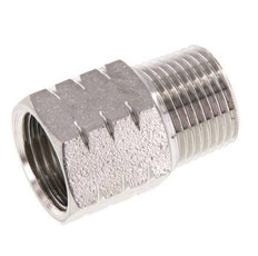 R 3/8'' x 3/8'' NPT M/F RVS Verloopring 40 Bar - Hydrauliek