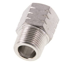 R 3/8'' x 3/8'' NPT M/F RVS Verloopring 40 Bar - Hydrauliek