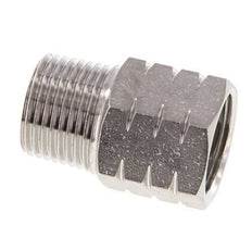 R 3/8'' x 3/8'' NPT M/F RVS Verloopring 40 Bar - Hydrauliek