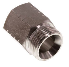 G 1'' x 1'' NPT M/F RVS Verloopring 40 Bar - Hydrauliek