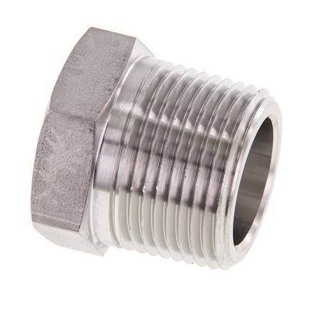 1'' NPT x 3/4'' NPT M/F Stainless steel Reducing Ring 140 Bar - Hydraulic