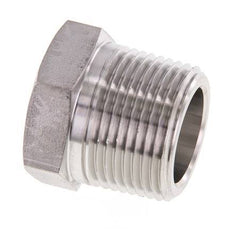 1'' NPT x 3/4'' NPT M/F RVS Verloopring 140 Bar - Hydrauliek