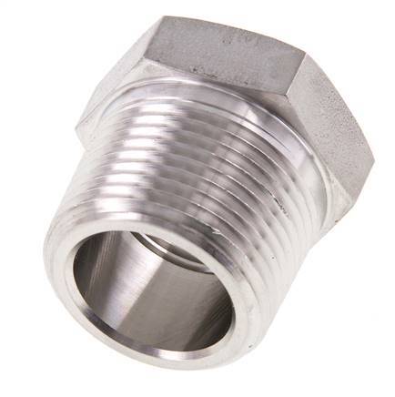 1'' NPT x 3/4'' NPT M/F Stainless steel Reducing Ring 140 Bar - Hydraulic
