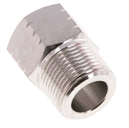R 1'' x 1'' NPT M/F RVS Verloopring 40 Bar - Hydrauliek