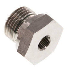G 1/2'' x G 1/8'' M/F Stainless steel Reducing Adapter 630 Bar - Hydraulic