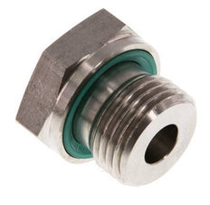 G 1/2'' x G 1/8'' M/F Stainless steel Reducing Adapter 630 Bar - Hydraulic