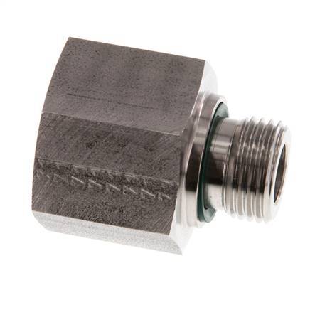 G 1/2'' x G 3/4'' M/F RVS Neusstuk 400 Bar - Hydrauliek