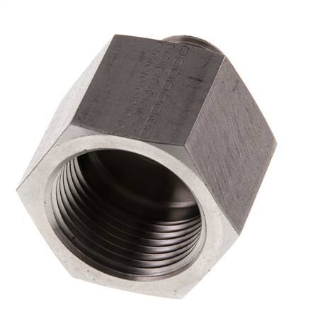 G 1/2'' x G 1'' M/F RVS Neusstuk 400 Bar - Hydrauliek
