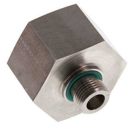 G 1/2'' x G 1 1/4'' M/F RVS Neusstuk 400 Bar - Hydrauliek