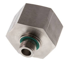 G 1/2'' x G 1 1/4'' M/F RVS Neusstuk 400 Bar - Hydrauliek