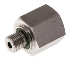 G 1/4'' x G 1/2'' M/F RVS Neusstuk 630 Bar - Hydrauliek