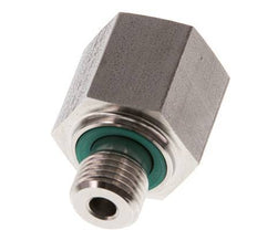 G 1/4'' x G 3/8'' M/F RVS Neusstuk 630 Bar - Hydrauliek